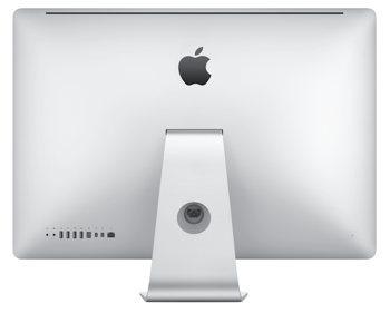 Rear of 27-inch iMac