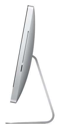 Side of the 21.5-inch Apple iMac