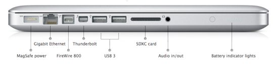 macbook pro 13 ports