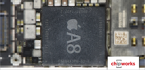 Chipworks A8 processor