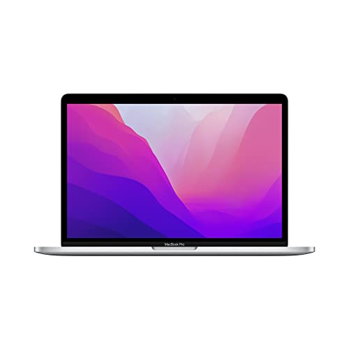 Apple 2022 MacBook Pro Laptop with M2 chip: 13-inch Retina Display, 8GB RAM, 512GB ​​​​​​​SSD ​​​​​​​Storage, Touch Bar, Backlit Keyboard, FaceTime HD Camera. Works with iPhone and iPad; Silver