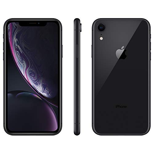 Apple iPhone XR, US Version, 128GB, Black – Unlocked (Renewed)