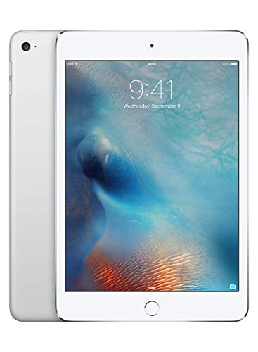 Apple iPad Mini 4, 128GB, Silver – WiFi (Renewed)