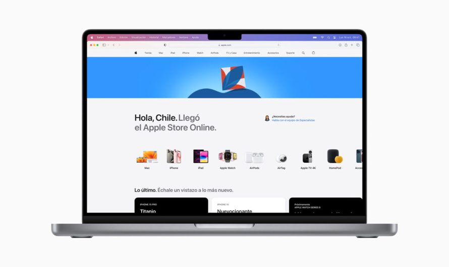 Apple Store online launches in Chile to bring customers new shopping options