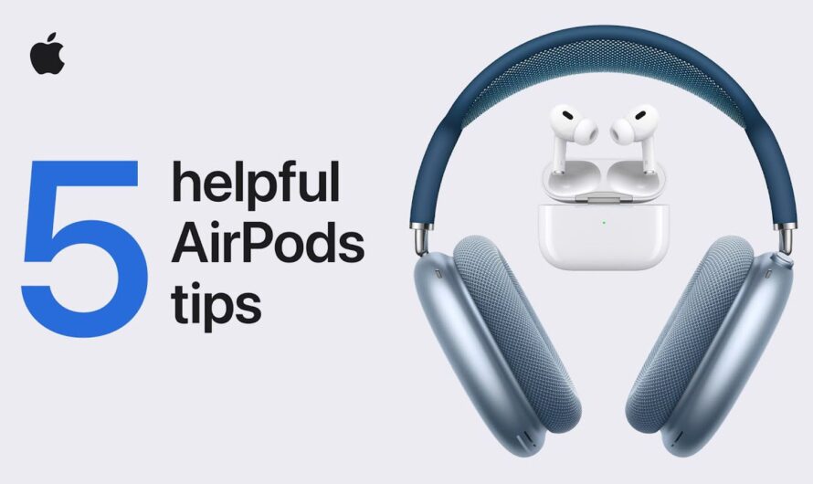 Apple Shares 5 Helpful AirPods Tips and Tricks