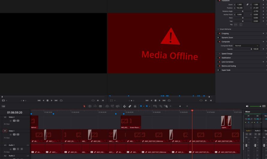 How to fix corrupted DaVinci Resolve projects